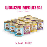 weruva classic cat food wowzer meowzer variety pack 10oz cans 12 pack