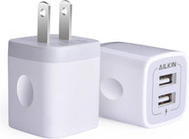 Dual-Port USB Wall Charger Adapter for iPhone and Samsung