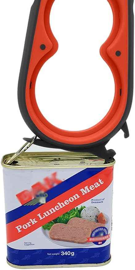 Otstar Jar Opener Bottle Opener and Can Opener for Weak hands, Seniors with Arthritis and Anyone with Low Strength, Mutil Jar Opener Get Lids Off Easily (Black and Red)