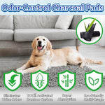 charcoal dog pee pads extra large 28”x34”, 30 count, puppy potty pads for odor control, x-large