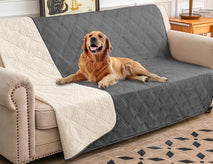 Ameritex Waterproof Dog Bed Cover Pet Blanket with Anti-Slip Back for Furniture Bed Couch Sofa - 5-layer water-resistant and machine washable