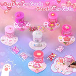 6 Pack Slimes, Pink Slime Kids, Cloud Slime kit for Girls Ages 8-12, Toys for Girls and Boys, for Kids Slime Set Party kit Goodie Bag Stuffers, 4 5 6 7 8 9 10 Year Old Girl Birthday Gift Cute Stuff