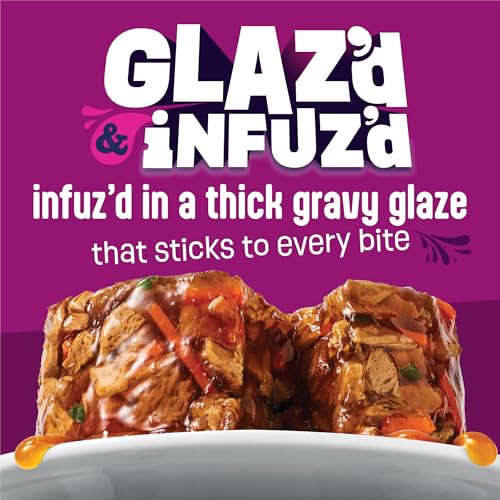 purina friskies glaz'd and infuz'd wet cat food variety pack with chicken, crab, or shrimp in gravy - 5.5 oz, pack of 12