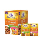 Wellness Healthy Indulgence Morsels Adult Wet Cat Food, Natural, Protein-Rich, Grain-Free, 8 Pack