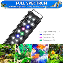 Aquaneat 18-24 inch full spectrum LED aquarium light for fresh water fish tanks