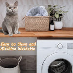 Calming Dog Bed for Small Medium Large Dogs Cats, 20 inch Washable Soft Pet Bed for Puppy and Kitten