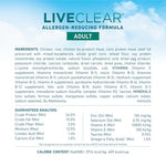 purina one liveclear allergen-reducing cat food with real chicken - 3 lb bag