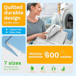 green lifestyle washable underpads for incontinence bed pads, pet pads, and seniors (pack of 4, 34x36)