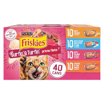 purina friskies gravy wet cat food variety pack surfin and turfin 5.5 oz cans