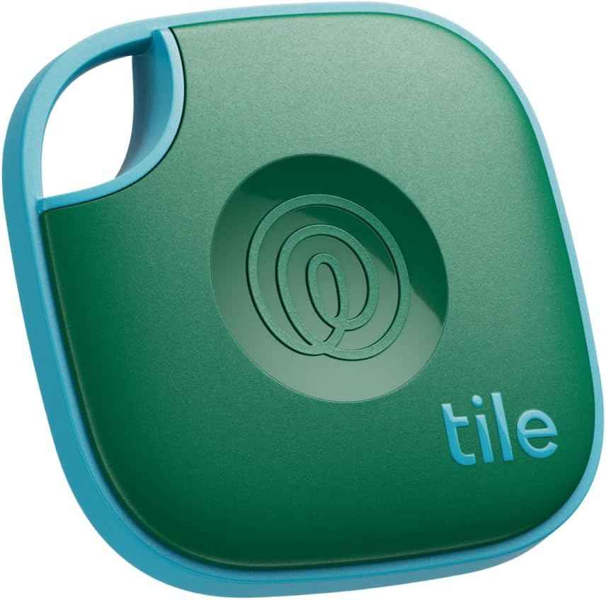Tile by Life360 Mate - Bluetooth Tracker, Keys Finder and Item Locator for Keys, Bags and More. Phone Finder. Both iOS and Android Compatible. 1-Pack (Black)