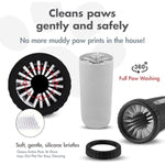 Dexas MudBuster Portable Dog Paw Washer in Large, Matte Black, Special Edition for Easy Cleaning