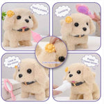 16 Pcs Robot Dog Toys for Girls, Toys for 3 4 5 6 7 8 Year Old Girls Kids Boys, Realistic Robot Puppy Toddlers Girl Toy for 5-7 6-8, Ideas Birthday Gifts for Girl 3 4 5 6 Year Old