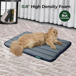 BALANCE certified fabric dog crate pad, washable water-resistant pet bed for small dogs