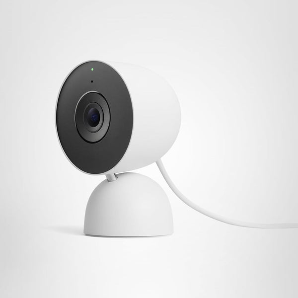 google nest cam indoor wired 3rd gen 2k video night vision 2 way audio works with google home device 2025 model hazel