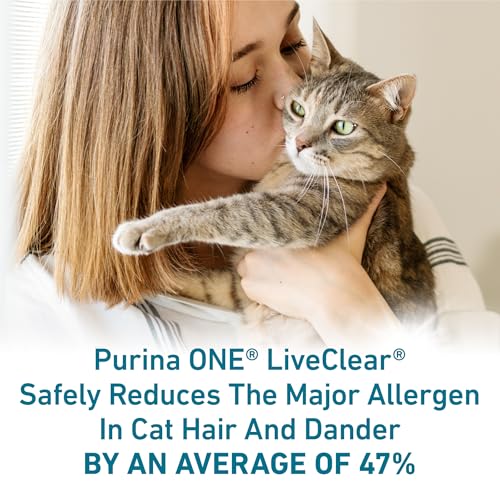 purina one liveclear allergen-reducing cat food with real chicken - 3 lb bag