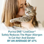 Purina ONE LiveClear Allergen-Reducing Cat Food Dry Formula with Real Chicken As The Number One Ingredient - 3 lb. Bag