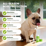Lick-Safe Dog Paw & Nose Balm with Coconut Oil | Winter Snow, Road Salt & Cold Pavement Protector | All-Natural Moisturizer & Soother for Dry, Cracked Pads & Snout | Horse Hoof, Joint Care