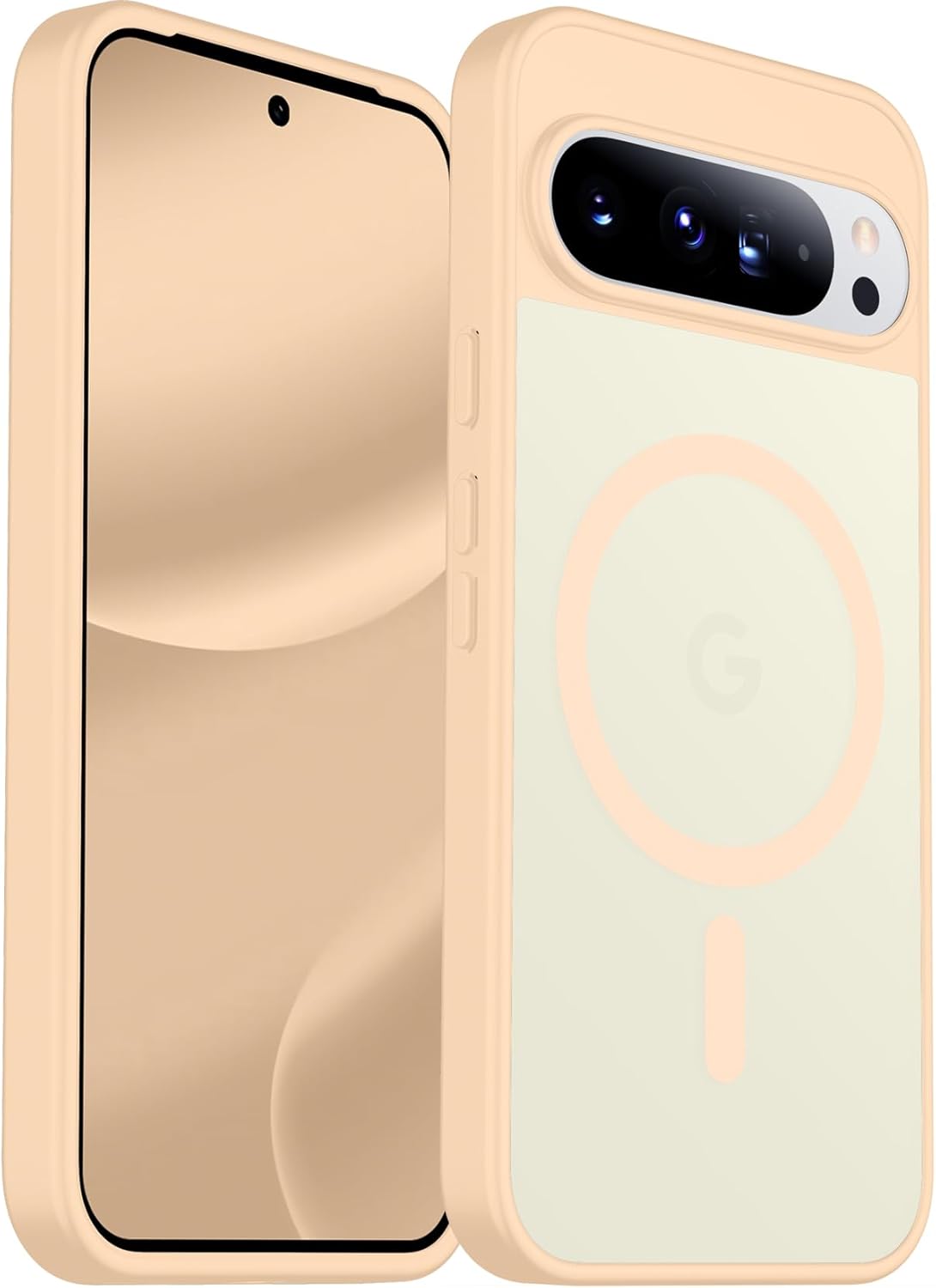 SPIDERCASE Magnetic Case for Google Pixel 10 Pro XL, Military Grade | Slim Translucent Matte | Drop Protection | Shockproof | Anti-Fingerprint | Black
