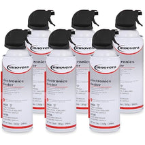 Innovera Compressed Air Duster Cleaner, 10 oz Can, 6/Pack