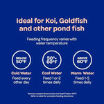 kaytee koi's choice koi floating fish food for koi goldfish and pond fish 10 pounds