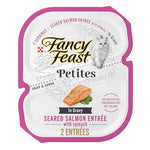 purina fancy feast petites seared salmon entree gourmet wet cat food pack of 12 2.8 oz tubs