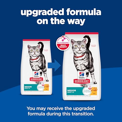 Hills science diet indoor adult 1-6 easy litter box cleanup dry cat food chicken recipe 15.5 lb bag