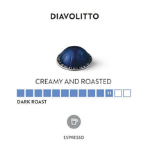 Nespresso VertuoLine Espresso Diavolitto 50 Count Coffee Capsules