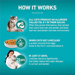 purina one liveclear allergen-reducing cat food with real chicken - 3 lb bag
