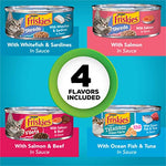 purina friskies wet cat food variety pack fish-a-licious extra gravy 32x 5.5 oz cans