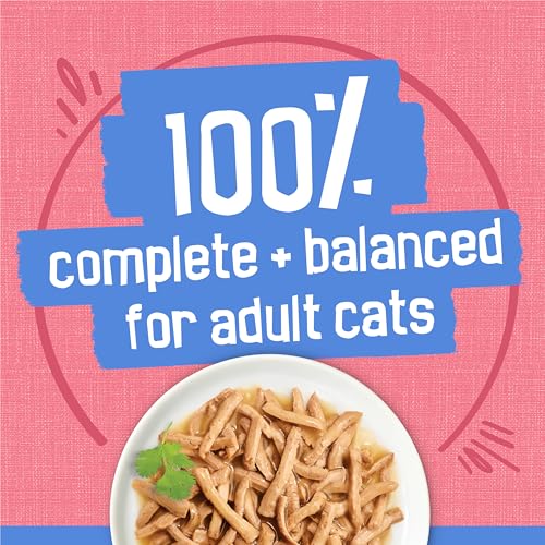 Purina Friskies Shreds With Salmon in Sauce Adult Cat Food (Pack of 24) 5.5 oz Cans
