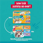 Purina Friskies Wet Cat Food Variety Pack, 5.5 Ounce, 12-Pack with Ocean Fish, Chicken, and Turkey Flavors