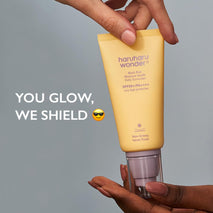 Haruharu Wonder Black Rice Moisturizing Daily Sunscreen, 1.69fl.oz, Velvet Finish, No White Cast, Vegan, Clean Beauty