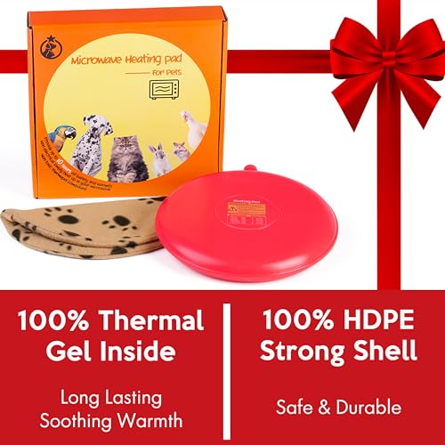 gelbesty original pet heating pad microwave waterproof outdoor warming safe for newborn kittens puppies dogs cats