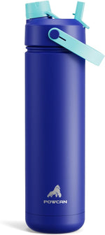26 oz Insulated Stainless Steel Water Bottle with 2-in-1 Lid for Sports and Travel