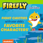 Firefly Clean N' Protect Baby Shark Toothbrush with soft bristles and anti-slip grip handle, battery included, ages 3+