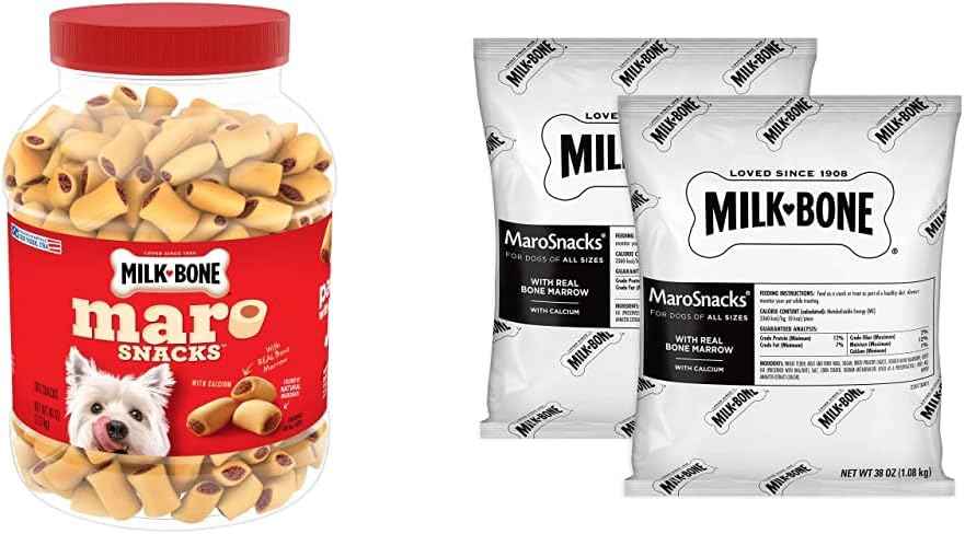 Milk-Bone MaroSnacks Small Dog Treats With Bone Marrow, 40 Ounce Container