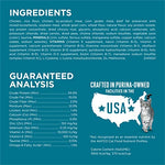 purina one natural dry cat food with real chicken 22 lb bag tender selects blend