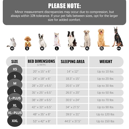 Orthopedic dog bed with sides for medium dogs, supportive foam couch bed with grey removable cover