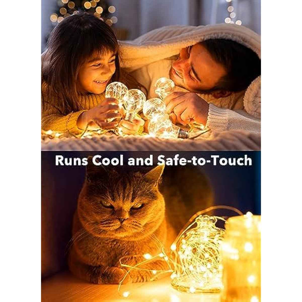 Brightown 12 Pack LED Fairy Lights, Battery Operated 7FT Firefly String Lights with 20 Waterproof LEDs on Silver Wire for DIY Crafts, Wedding Centerpieces, Party & Christmas Décor