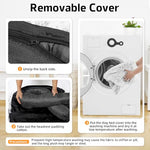 Calming Light Grey Large Dog Bed with Fluffy Plush Cover and Non-Slip Base for Large Medium Small Dogs and Cats