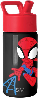Simple Modern Marvel Spider Man Kids Water Bottle with Straw Lid