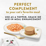 Purina fancy feast wild alaskan salmon appetizer grain free wet cat food topper 1.1 oz trays pack of 10