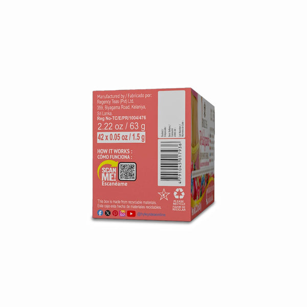Hyleys Slim Tea 42 Ct Assorted Herbal Supplement Tea Bags