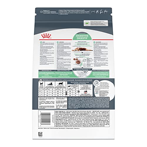 Royal Canin Feline Care Nutrition Digestive Care Adult Dry Cat Food, 6 lb Bag for Sensitive Stomachs and Healthy Digestion