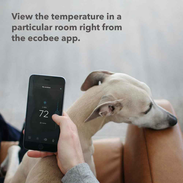 ecobee Smart Sensor 2 Pack - Wireless Comfort and Energy Savings for Home Smart Thermostats