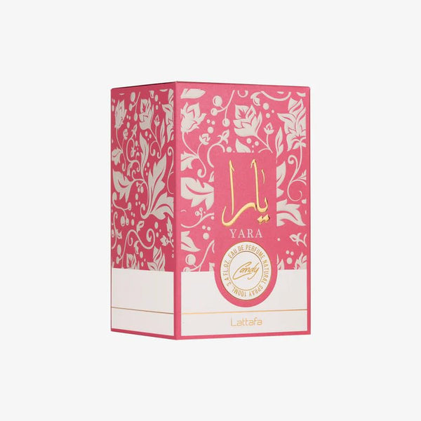 Lattafa Yara Candy Eau de Parfum Long-Lasting Fragrance for Women, 3.40 Ounce / 100 ml, Vanilla, Fruity, Citrus, Floral