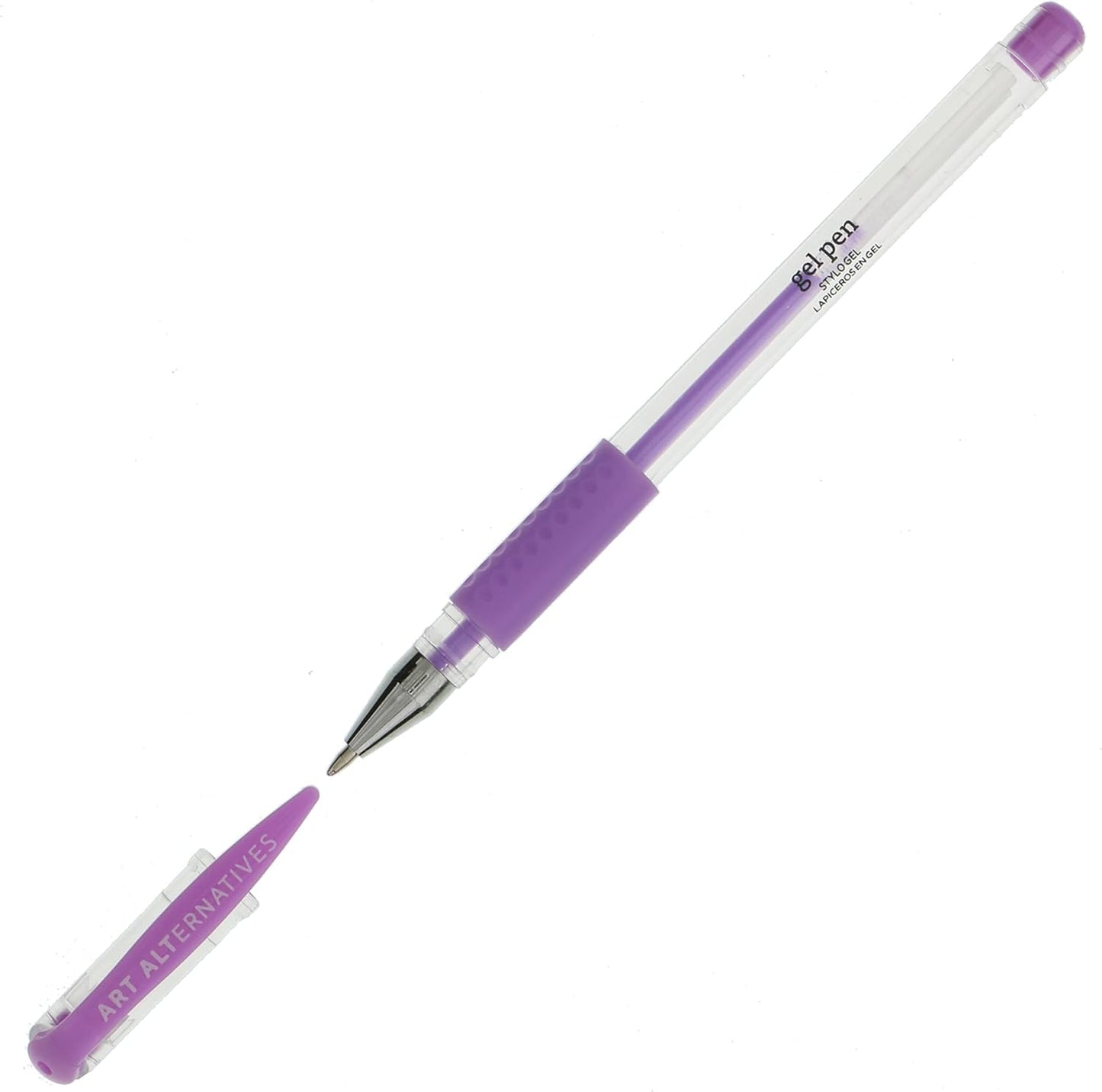 Art Alternatives Gel Pen, Metallic Pink - Ballpoint - Non-Smear + Quick Dry - Writing, Drawing, Coloring, Journal, Planner
