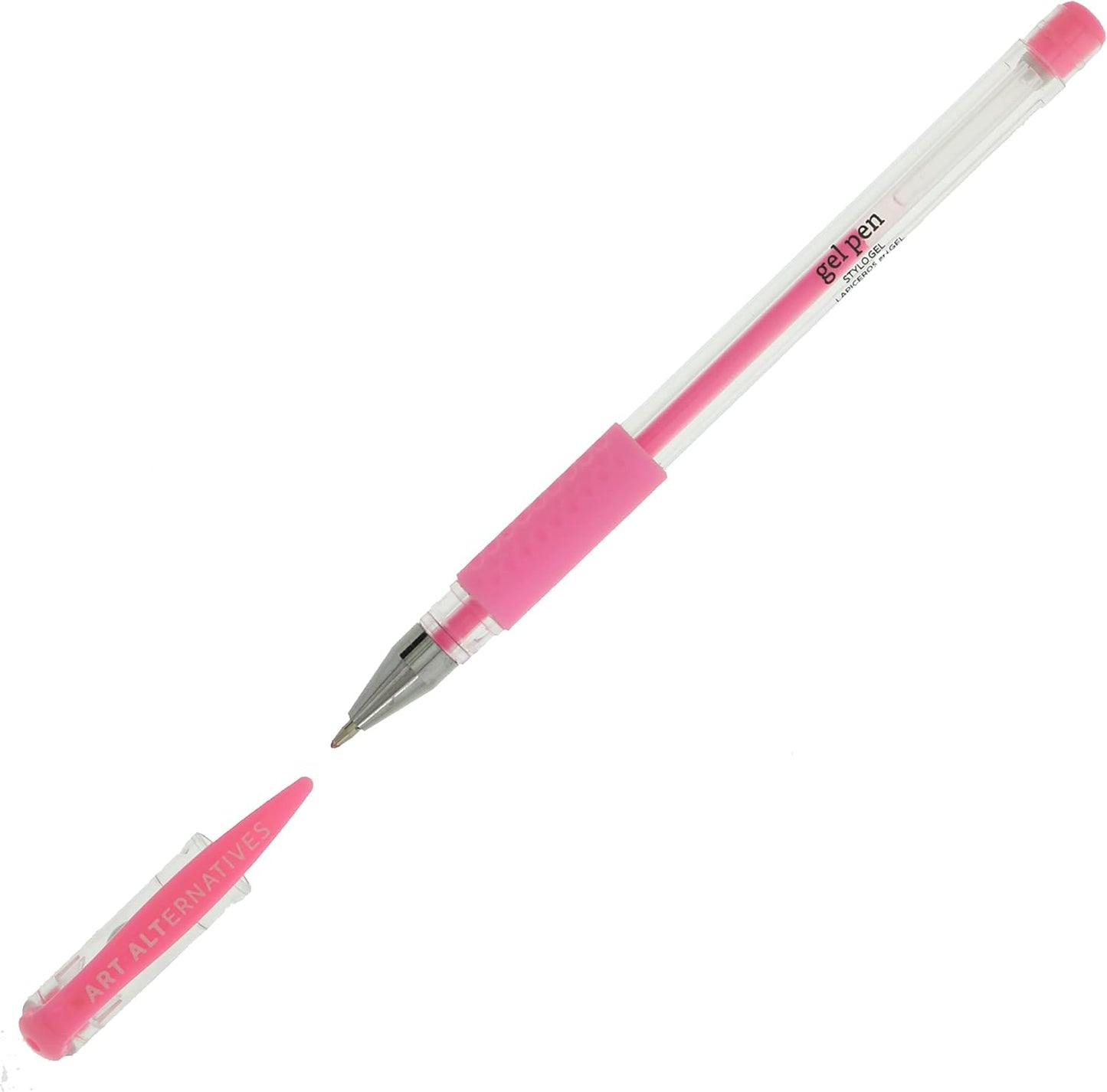 Art Alternatives Gel Pen, Metallic Pink - Ballpoint - Non-Smear + Quick Dry - Writing, Drawing, Coloring, Journal, Planner