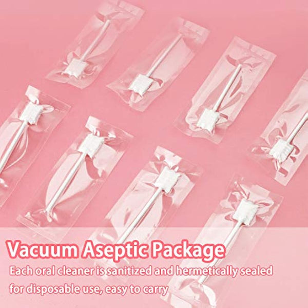 Easicuti baby tongue cleaner 42pcs disposable toothbrush for 0-36 months with free finger toothbrush