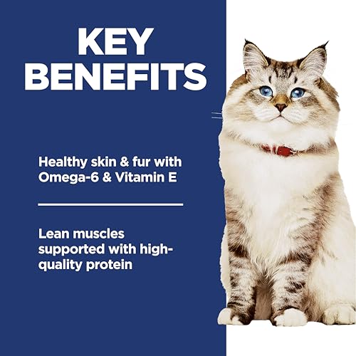 Hills science diet adult 1-6 premium nutrition dry cat food no corn wheat soy chicken brown rice recipe 7 lb bag